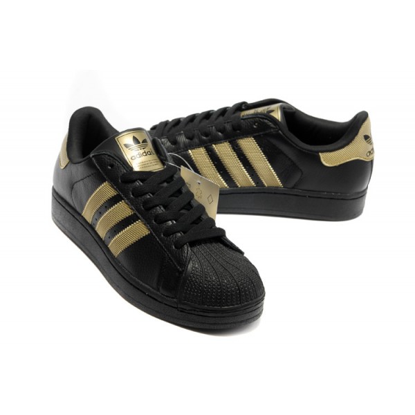 basket adidas noir et or femme