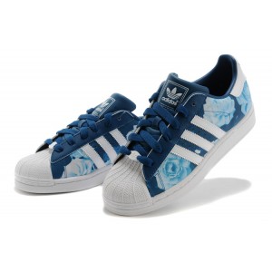 adidas superstar femme bleu marine