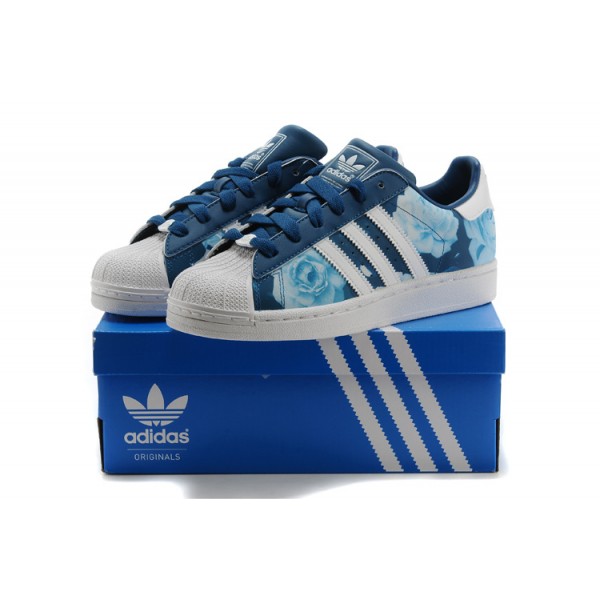 adidas superstar bleu rose