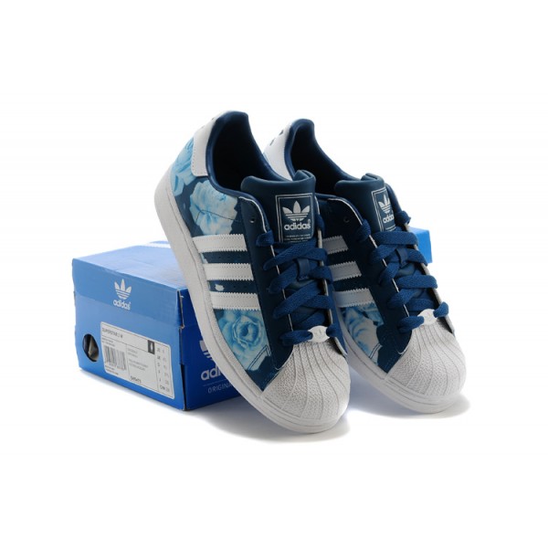 adidas superstar 2 femme bleu