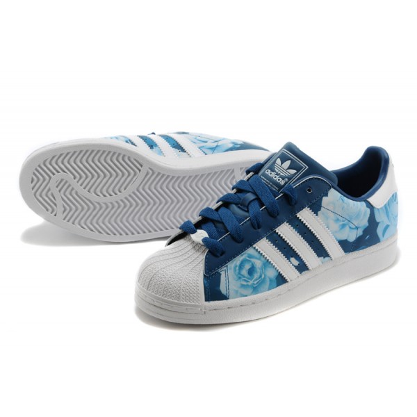 adidas superstar femme bleu marine