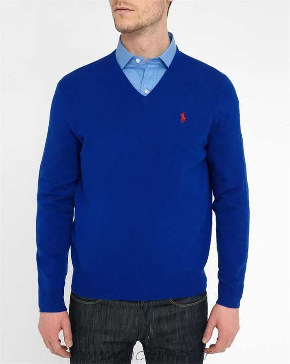 pull col v homme ralph lauren